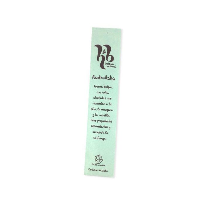 INCIENSO NATURAL RUDRAKSHA 10 STICKS H&B