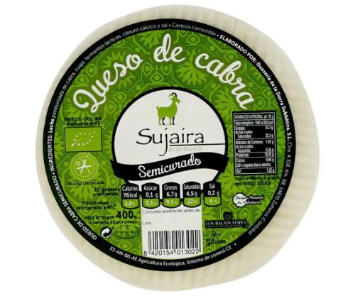 QUESO DE CABRA ECO SEMICURADO 400 GR